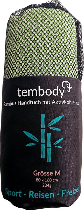 Tembo Tembody Bambus Reisehandtuch Grün M