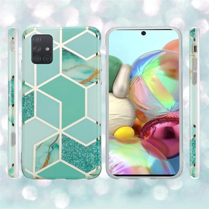 Produktbild Cadorabo IMD TPU Bunter Marmor Cover (Samsung Galaxy A71 5G)