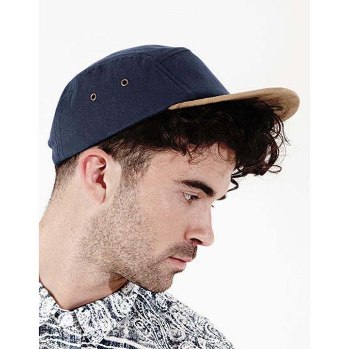 Image du produit Beechfield Casquette de baseball avec visière en cuir synthétique (paquet de 2) (Taille unique)