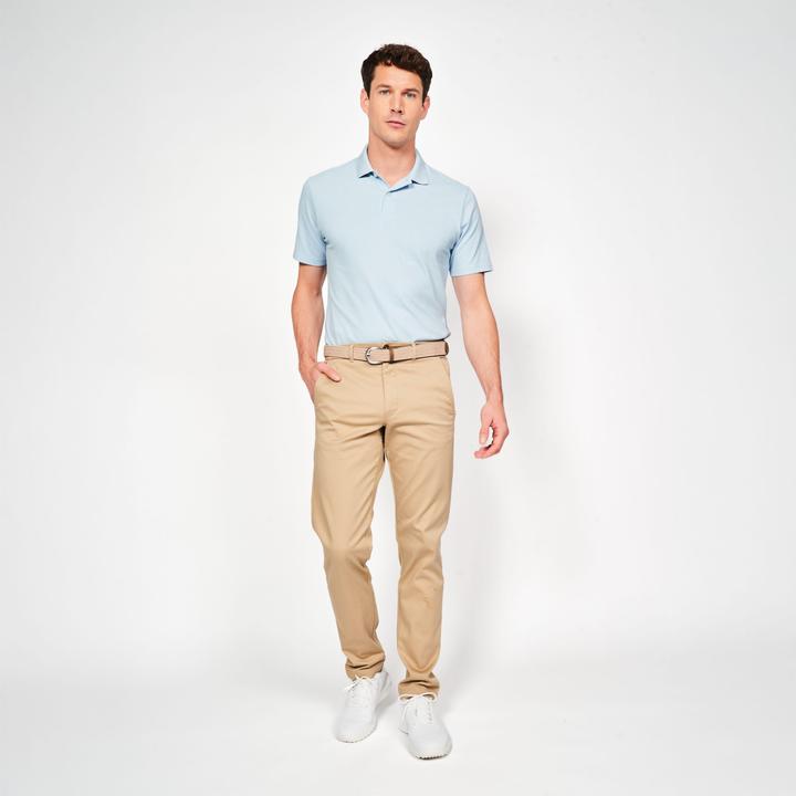 Actual product image Inesis Herren Golf Poloshirt kurzarm 100 % Baumwolle - MW100 blau (4XL)
