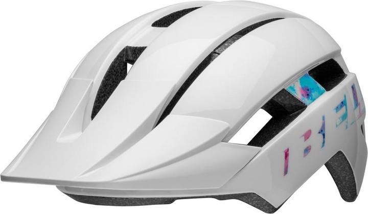 Actual product image Bell SIDETRACK II junior helmet, shiny white, size. Universal (50-57 cm) (NEW 2024) (57 cm)