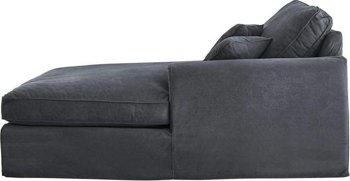 Image du produit Loberon Chaise longue Seaford gris foncé (1 place)