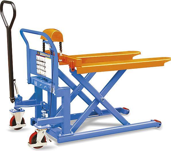 Immagine prodotto kaiserkraft Carrello elevatore basso con forca, piattaforma (1000 kg)