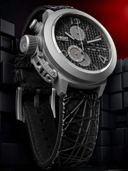 Produktbild U-Boat 3004 Classico Titanium Black (Chronograph)