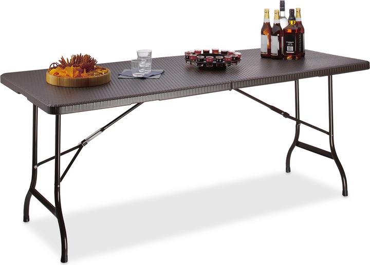 Actual product image Relaxdays garden table (178 cm)