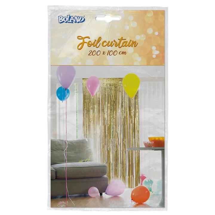 Produktbild Boland Folienvorhang metallic Gold 200x100cm
