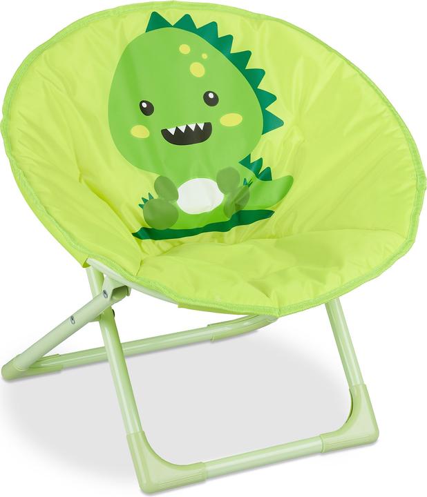 Relaxdays Chaise lune enfants, pliable (Fauteuil pour enfants)