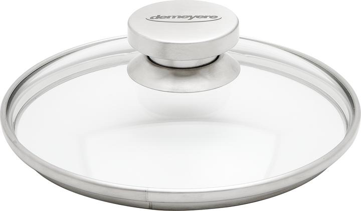 Demeyere Glass lid with stainless steel ring 22cm (22 cm, Glass, Metal)
