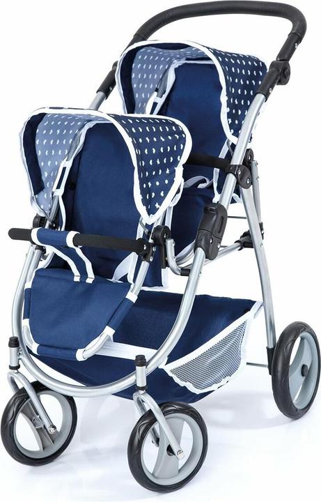 Produktbild Reig Puppenwägelchen Tandem Blau 73 x 63 x 46 cm