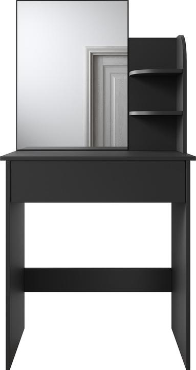 Immagine prodotto SONNI Piccola toletta con luce e specchio, toletta per camera da letto con cassetti, regolabile (70 x 40 x 70 cm)