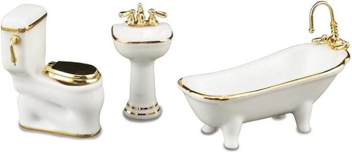Produktbild Reutter 001.420/6 - Badezimmerset, 3 Teile, weiss, Miniatur