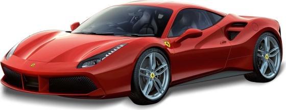Actual product image Rastar R/C 1:24 Ferrari 488 Gtb Matt Black (23030)