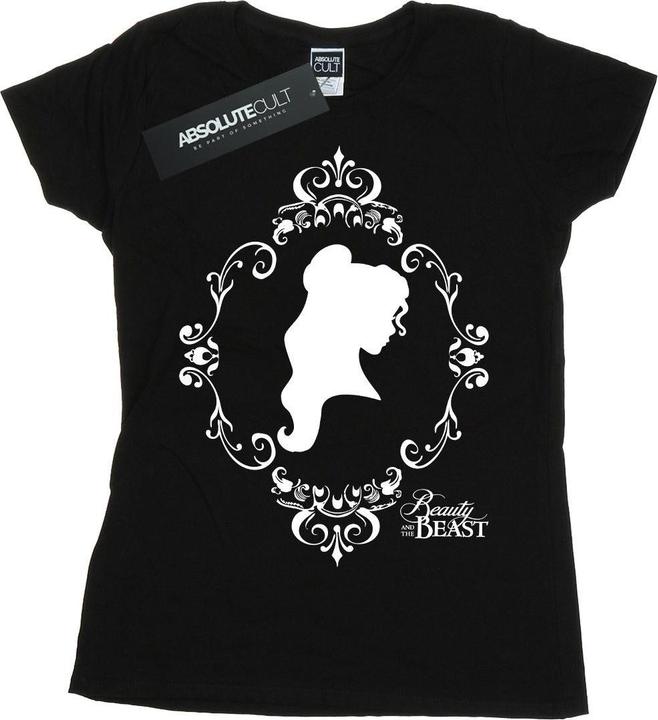 Immagine prodotto Disney Princess Belle Silhouette Maglietta Donna (XXL)