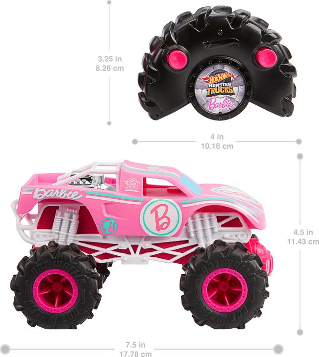Hot Wheels HW R/C MT 1:24 Barbie
