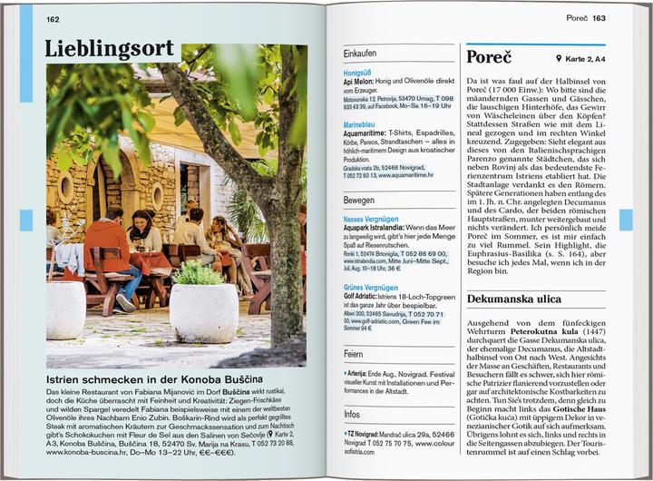 Produktbild Reise-Taschenbuch Reiseführer Slowenien & Istrien (Deutsch, Daniela Schetar, 2024)