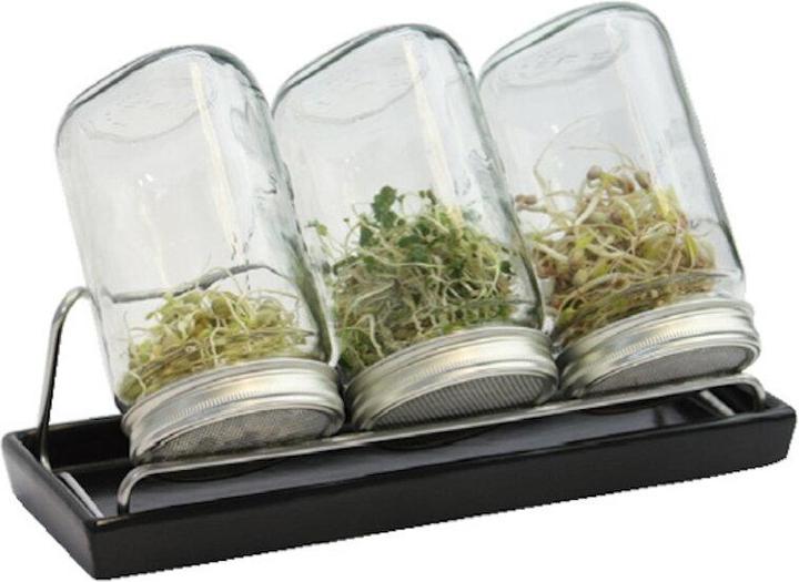 Produktbild Eschenfelder Sprossengläser System III 1000 ml anthrazit