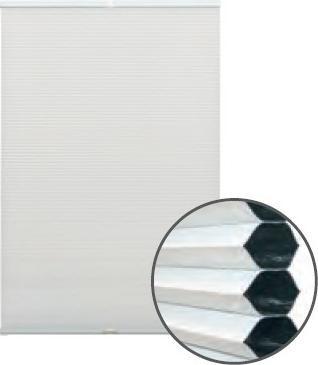 Produktbild Gardinia Wabenplissee Concept 70 x 130 cm, Weiss (70 x 130 cm)