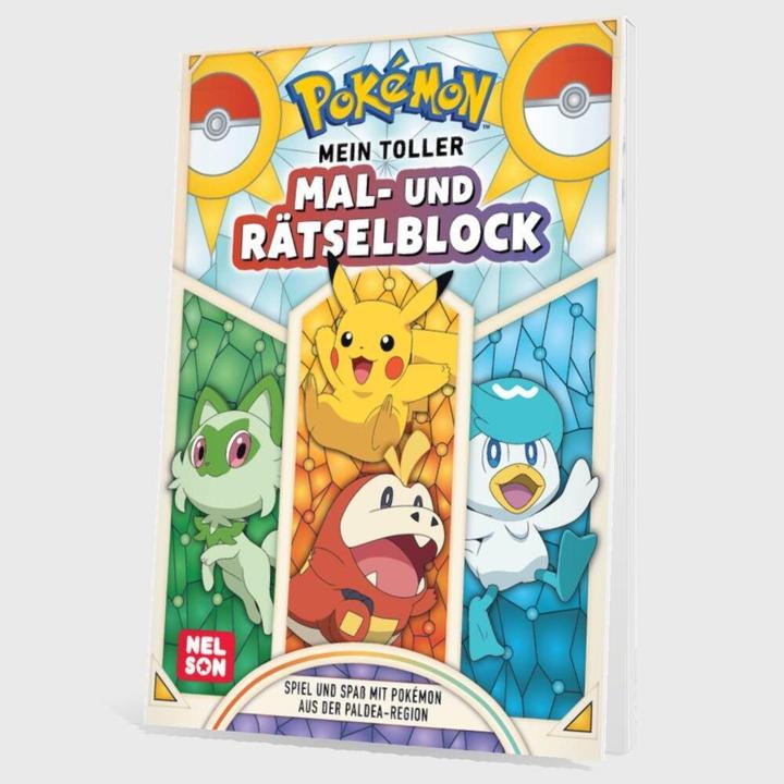 Produktbild Pokémon: Mein toller Mal- und Rätselblock