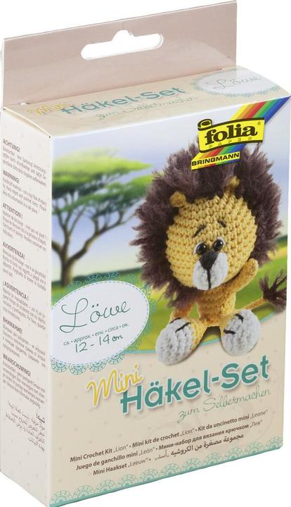 Produktbild Folia Mini Häkelset Löwe