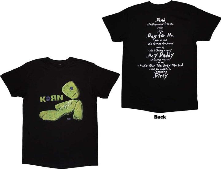 Korn Issues Tracklist Back Print
