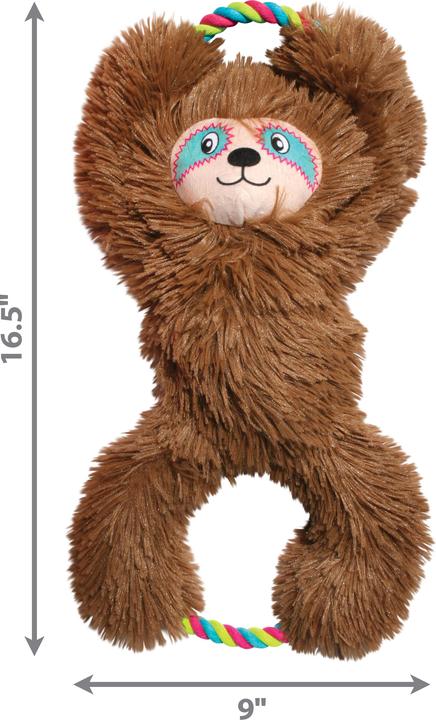 KONG Tuggz Sloth (Plüschspielzeug Hund)