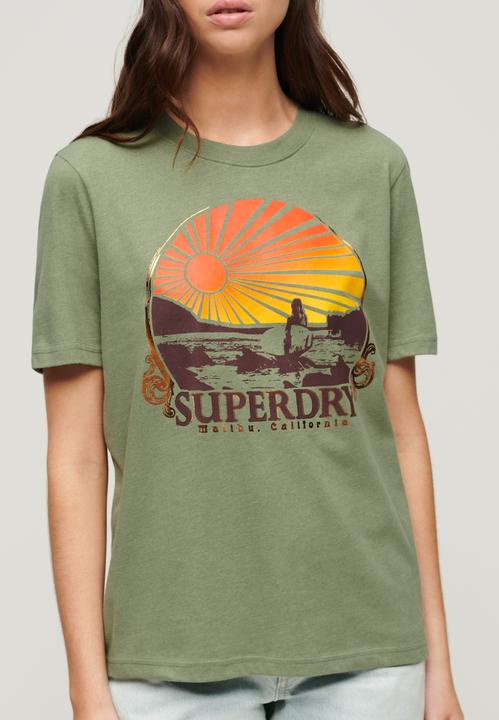 Actual product image Superdry 's t-shirt travel souvenir (M)
