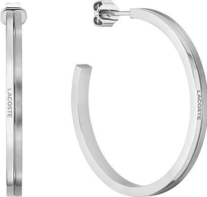 Image du produit Lacoste Boucles d'oreilles Timeless hoop Virtua 2040202 (Acier inoxydable)