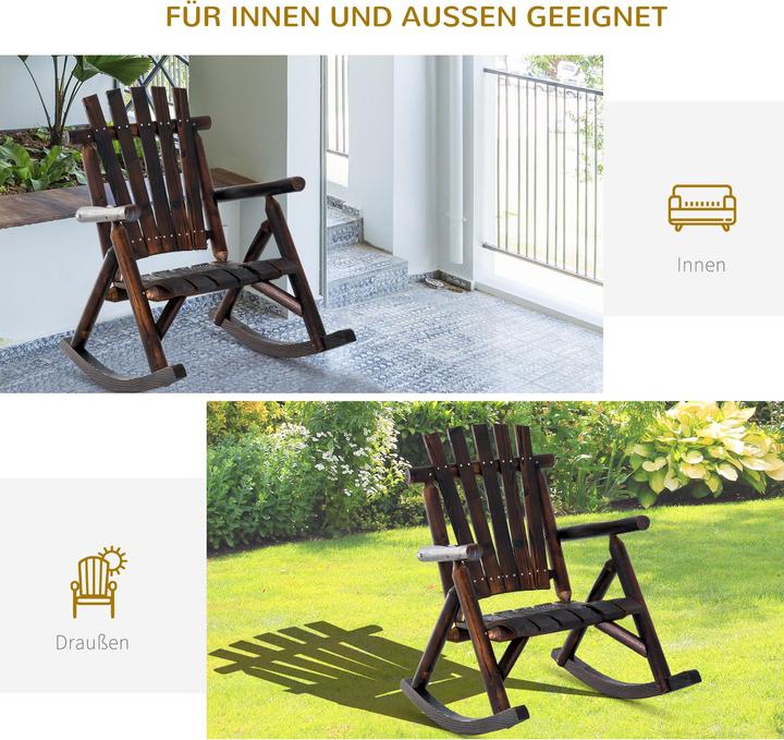 Image du produit Outsunny Fauteuil à bascule