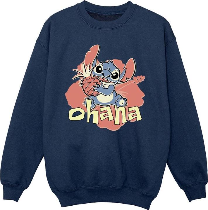 Disney Lilo And Stitch Ohana Pineapple Sweatshirt Mädchen