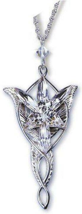 Actual product image Noble Collection Lord of the Rings Pendant Arwen's Evening Star (silver plated)