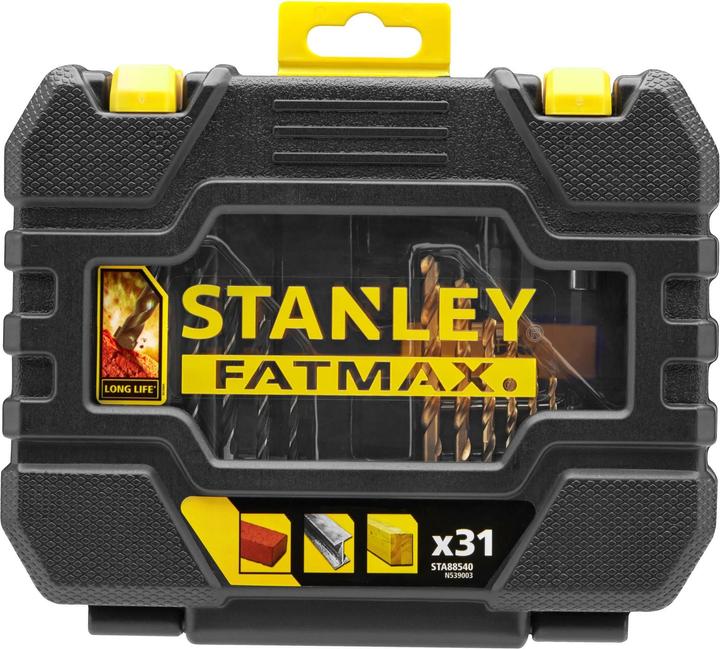 Image du produit Stanley Jeu de forets au cas où (1,5 mm, 2 mm, 2,5 mm, 3 mm, 3,5 mm, 4 mm, 5 mm, 6 mm, 7 mm, 8 mm)