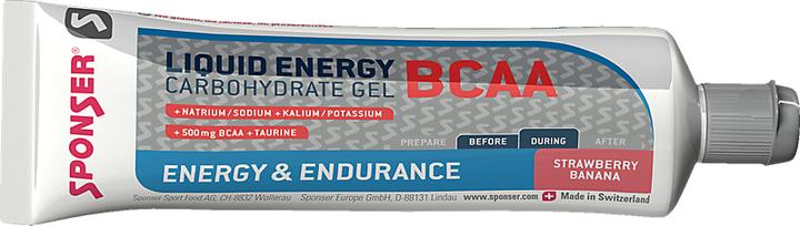 Produktbild Sponser Liquid Energy BCAA (Erdbeer, Banane, 20 Stk., 1400 g)