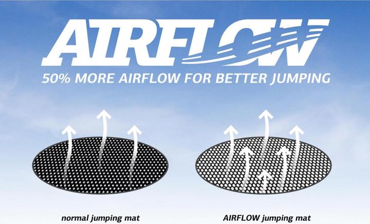 Produktbild BERG Champion 380cm Airflow Trampolin GRAU + Sicherheitsnetz Deluxe (380 cm)