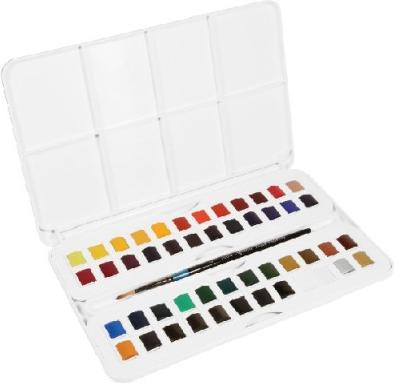 Actual product image Daler-Rowney Watercolour Aquafine Studio Set (Multicoloured)