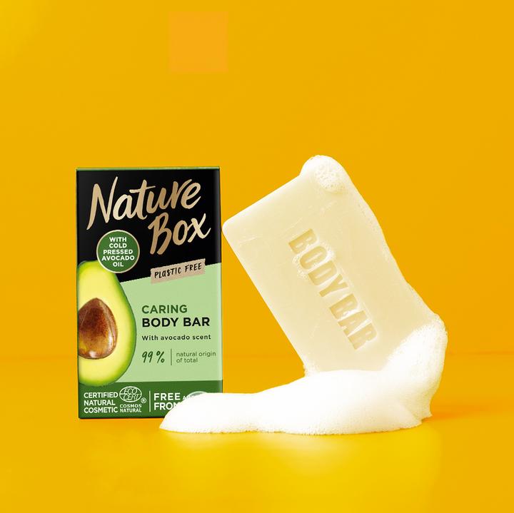 Productafbeelding Nature Box Zachte vaste doucheverzorging met avocado-olie