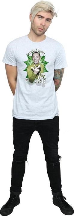 Actual product image Mens Batman TV Series The Riddler Time for a Riddle T-Shirt (L)