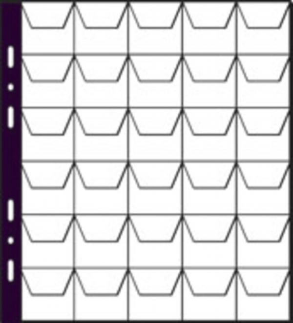 Image du produit Pagna Pochettes de monnaies, 30 cases... 35 x 35 mm, 215 x 235 mm (21,5 x 23,5 cm)
