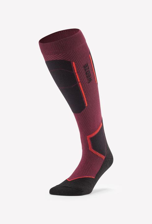 Produktbild Wedze Skisocken Erwachsene - 500 bordeauxrot Merino (44, 46)