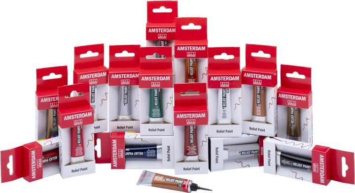 Produktbild Amsterdam Acrylfarbe Reliefpaint 422 (Rotbraun, 20 ml)