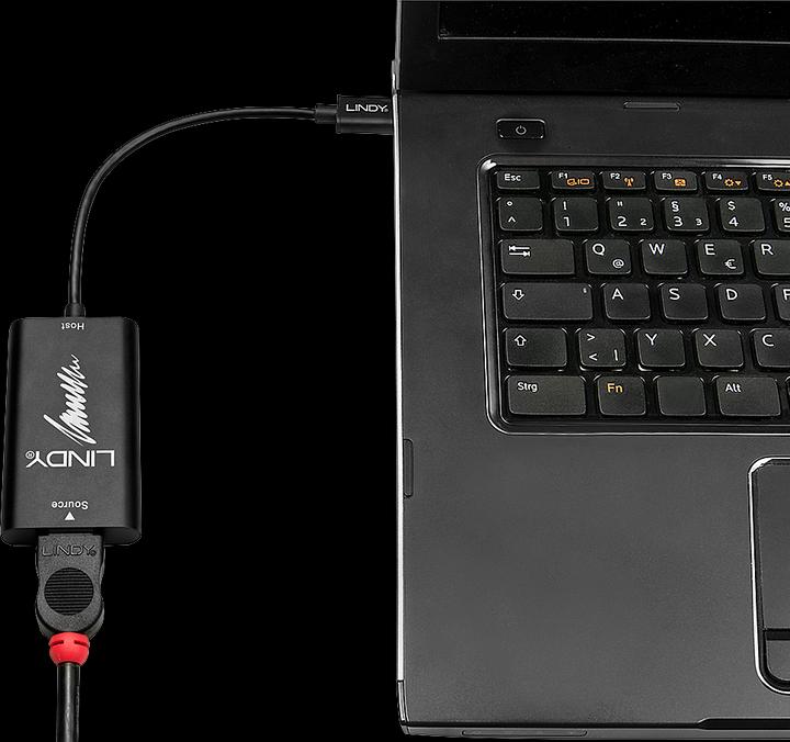 Produktbild Lindy USB Typ-A zu (HDMI, 15 cm)