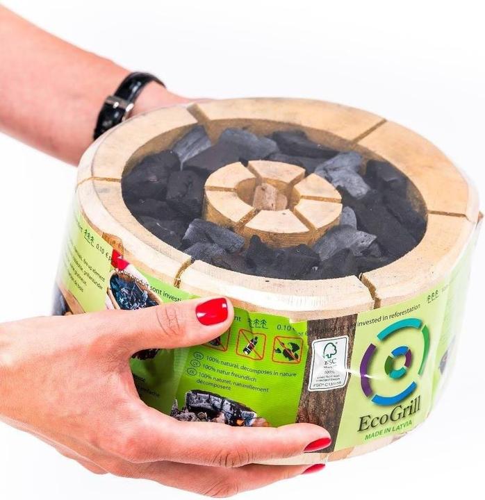 Actual product image EcoGrill disposable grill