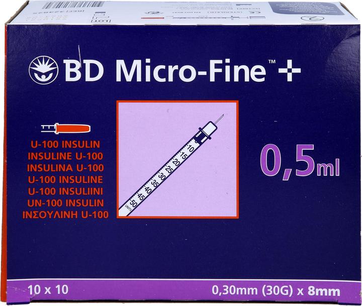 Produktbild BD + U100 Insulin Spritzen (Insulinspritze)