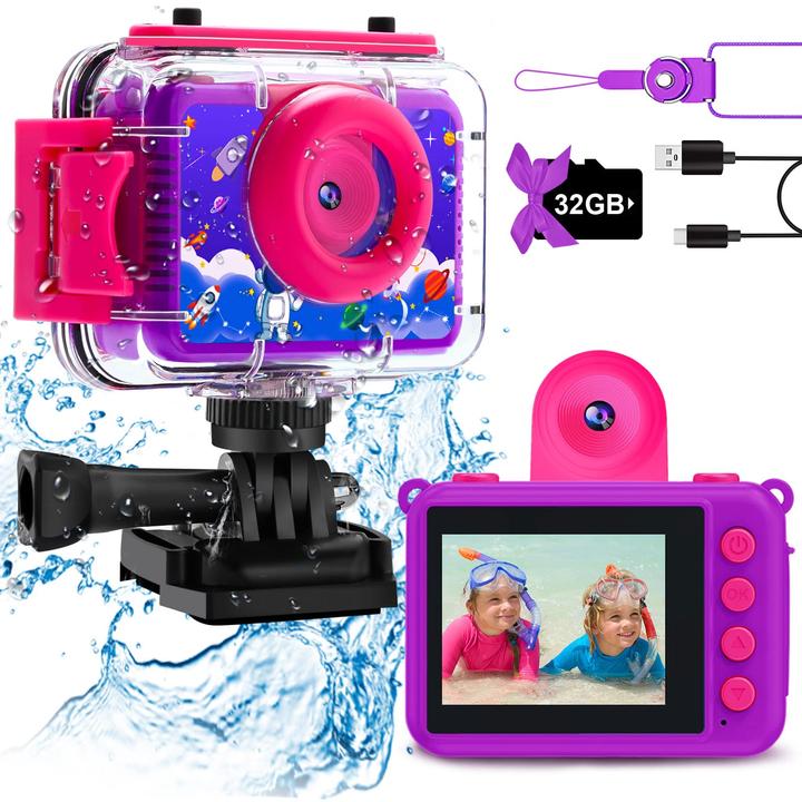 Gktz Underwater Camera, Dark Purple