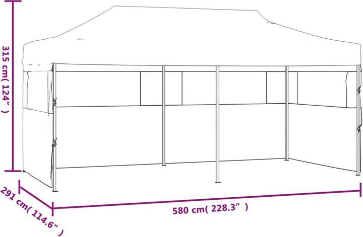 Image du produit VidaXL Tonnelle (580 cm, 291 cm)