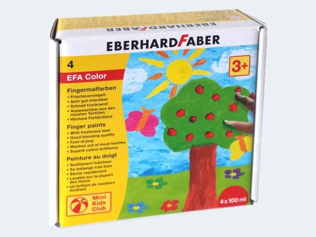 Image du produit EberhardFaber Peinture au doigt 100 ml, lot de 4 (Trié, 400 ml)