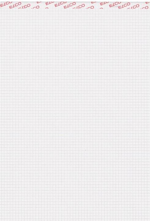Actual product image Elco Notepad (A4, Checked, No binding)
