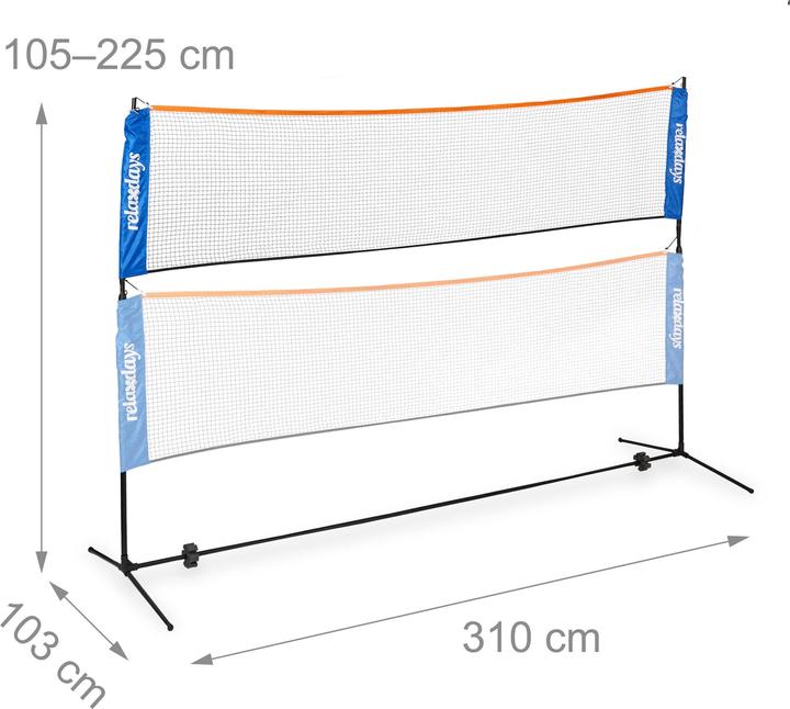 Actual product image Relaxdays Badminton net
