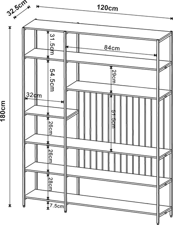 Actual product image En.Casa Lumparland (120 x 180 x 32.5 cm)