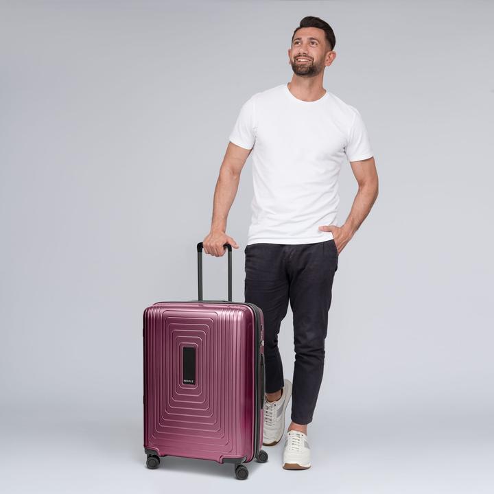 Produktbild Redolz Essentials 14 4-Rollen Trolley 65 cm mit Dehnfalte (81 l, M (50 - 90l))
