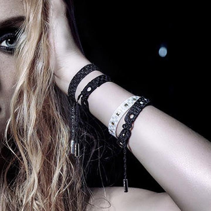 Immagine prodotto Soulbrace braccialetto Essential pimped (26 cm, Ricamo tessile)